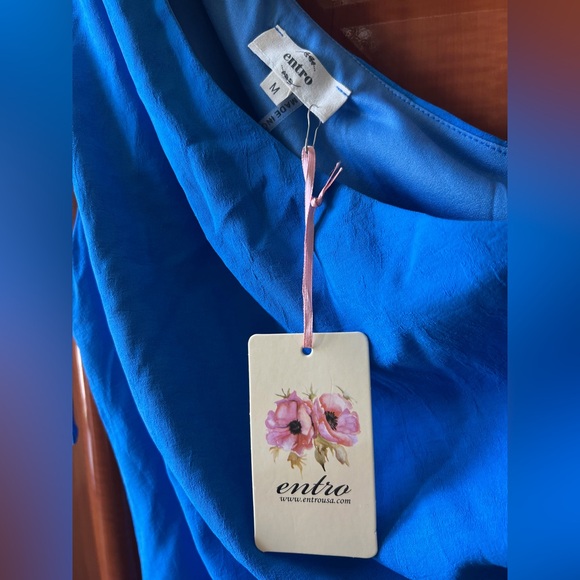 Entro NWT one shoulder maxi dress in size M - Picture 8 of 9